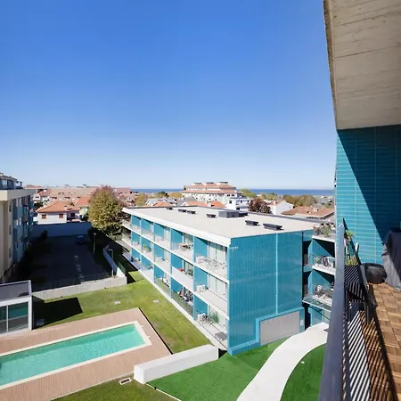 Blue Breeze Espinho | Pool View, Gym & Balcony Daire Espinho (Aveiro)