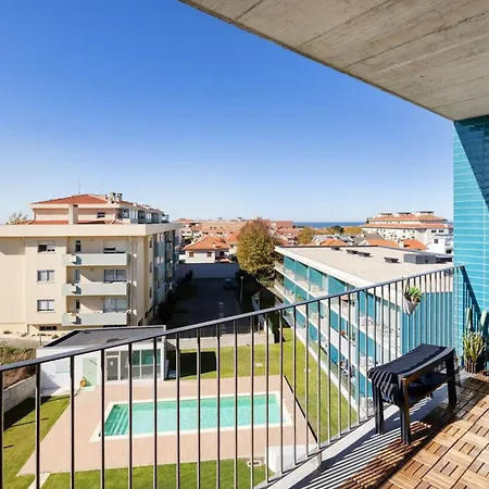 Blue Breeze | Pool View, Gym & Balcony Appartement Espinho (Aveiro)