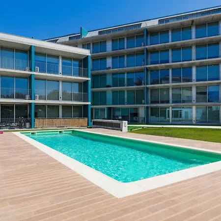 Appartement Blue Breeze | Pool View, Gym & Balcony Espinho (Aveiro)